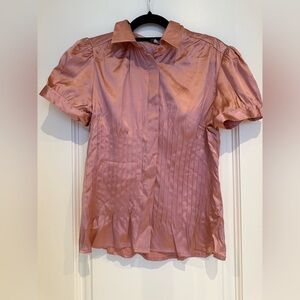 Moda International Shimmering Pink Blouse